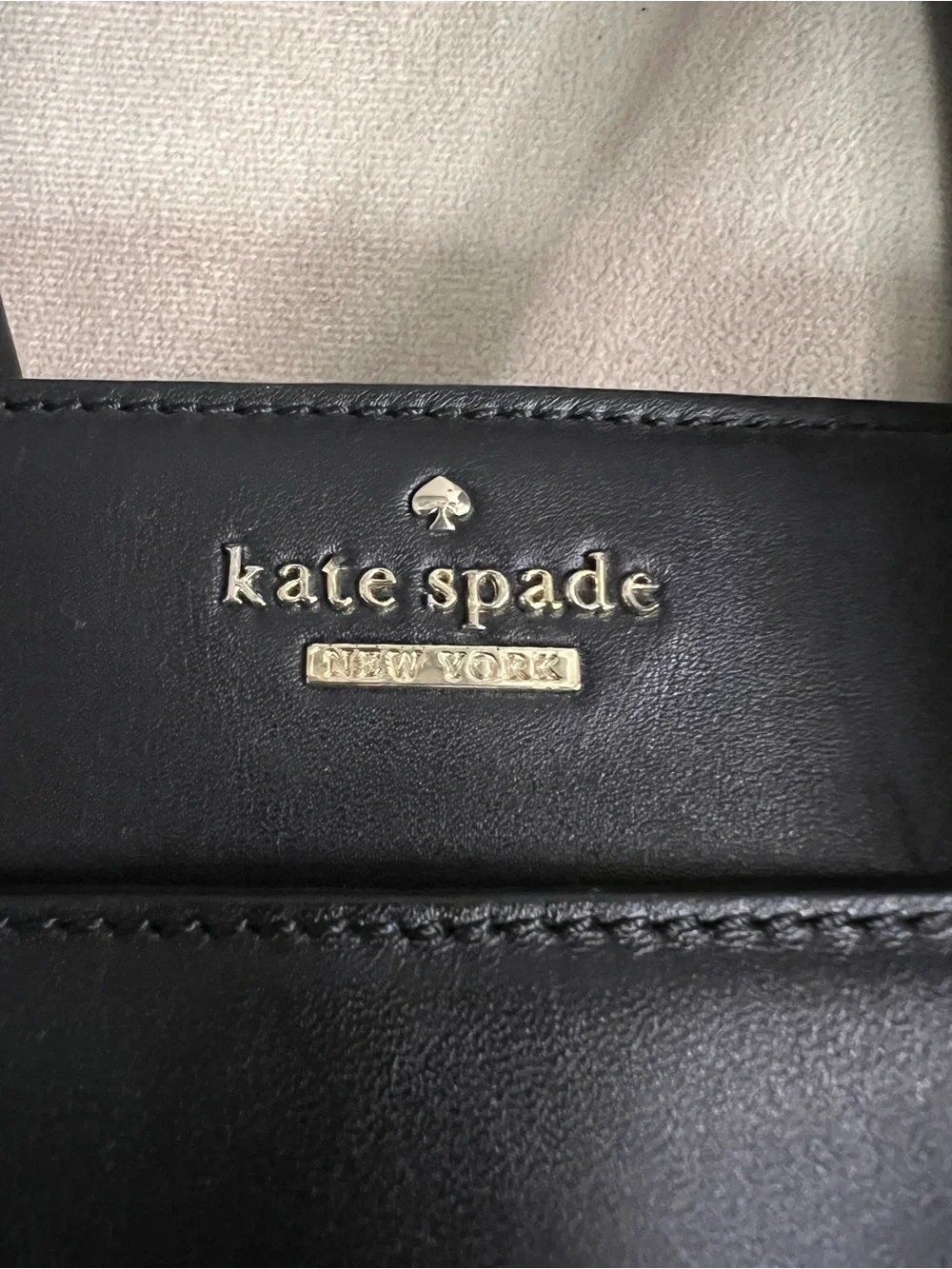 🖤 Kate Spade New York Black Leather Satchel Crossbody Purse Top Handle Bag